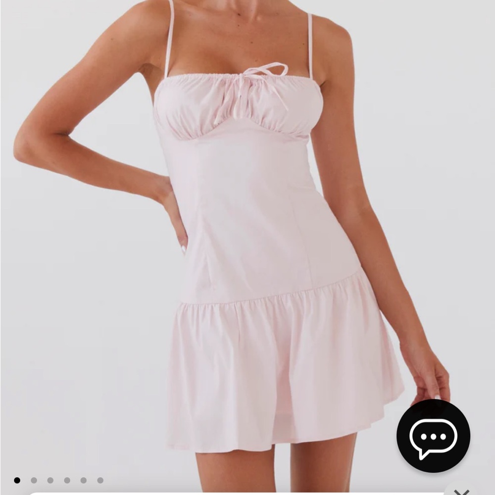 Baby pink dress